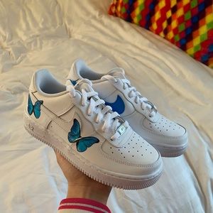 Nike air force 1 butterfly custom